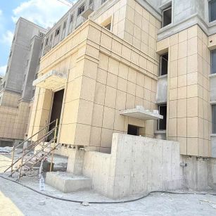 德阳 黄金麻干挂，工地实拍