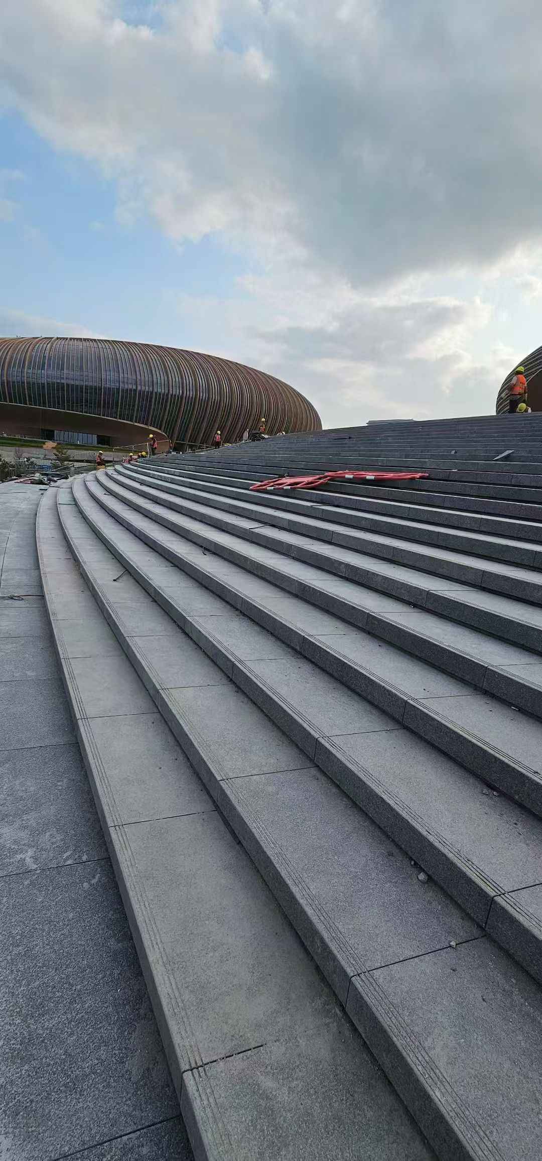 德阳 弧形整石台阶铺装效果图