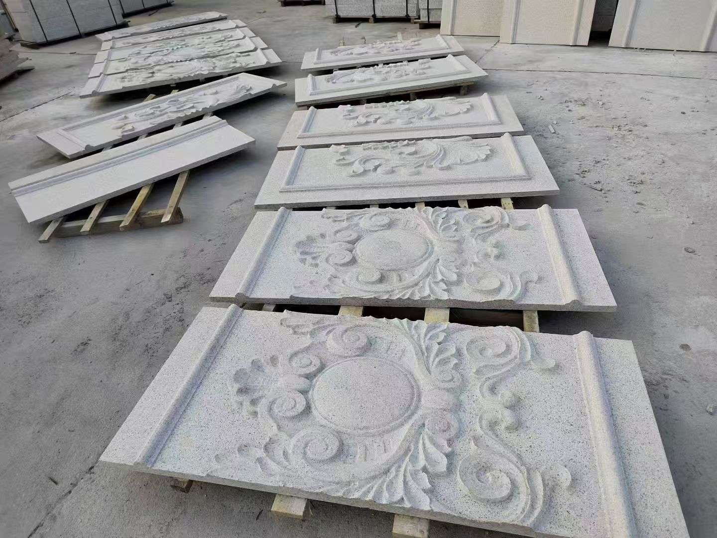 德阳 芝麻白干挂雕花板