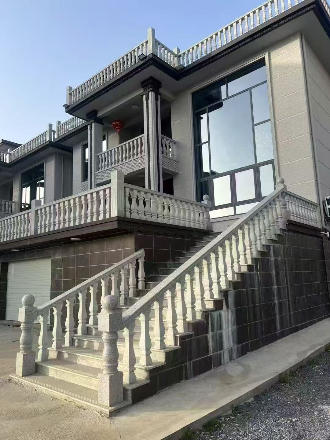 德阳 芝麻白别墅阳台栏杆，楼梯栏杆